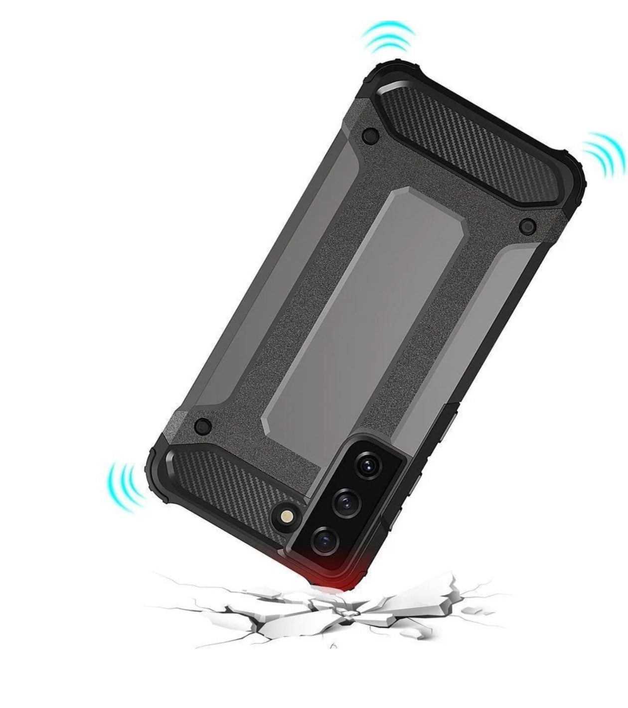 Husa Hybrid Antisoc , Samsung A35 ,Negru +alte culori