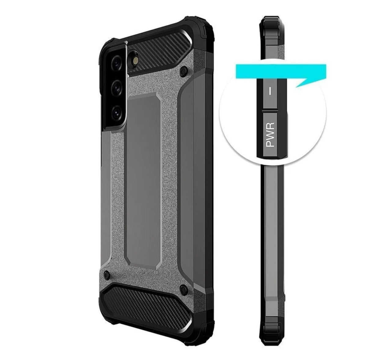 Husa Hybrid Antisoc , Samsung A35 ,Negru +alte culori