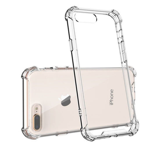 Husa iPhone 7+/8+ ,Antisoc din Silicon Transparent