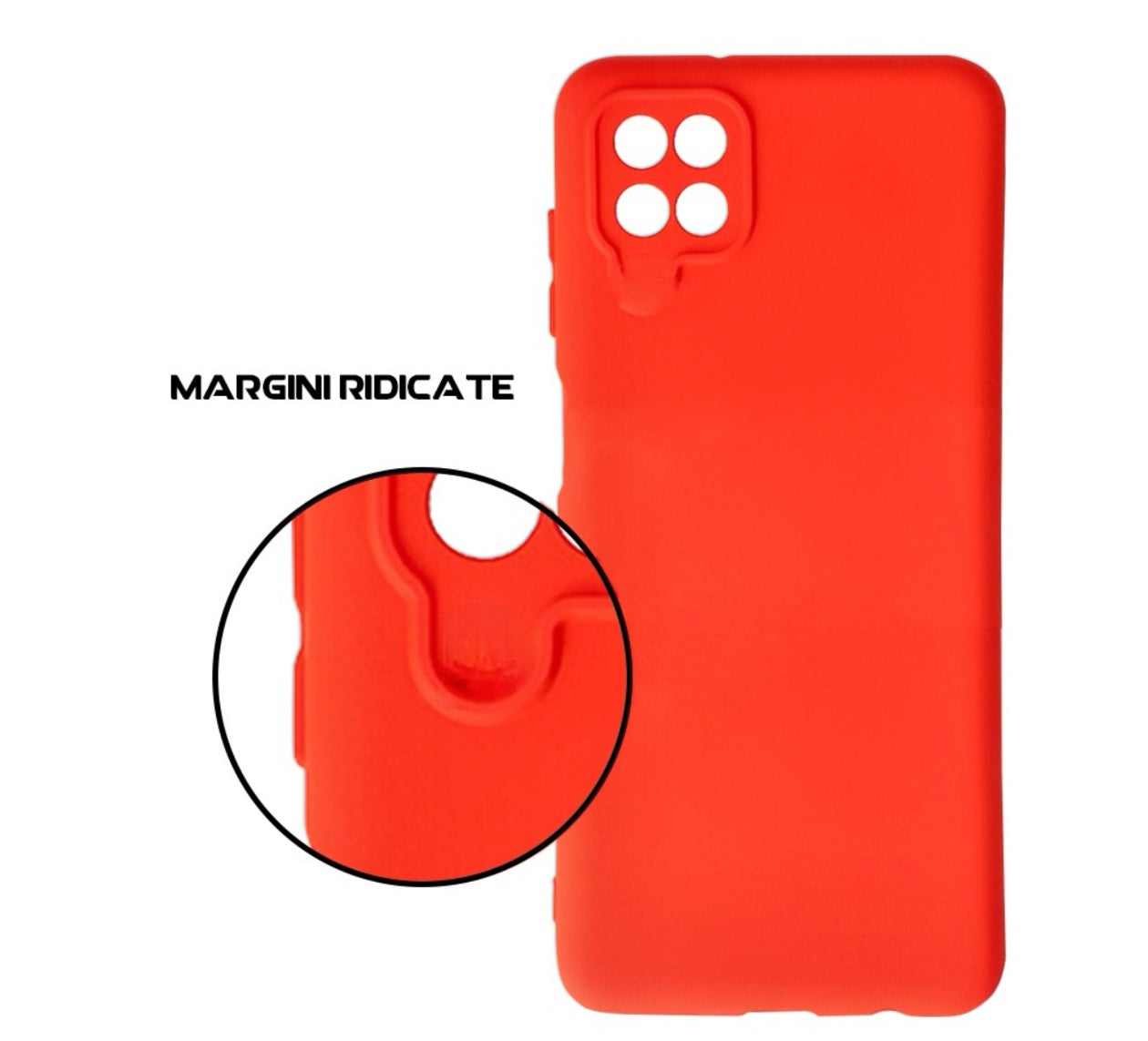 Husa Silicon Samsung Galaxy A22 5G , Roșu + diverse culori