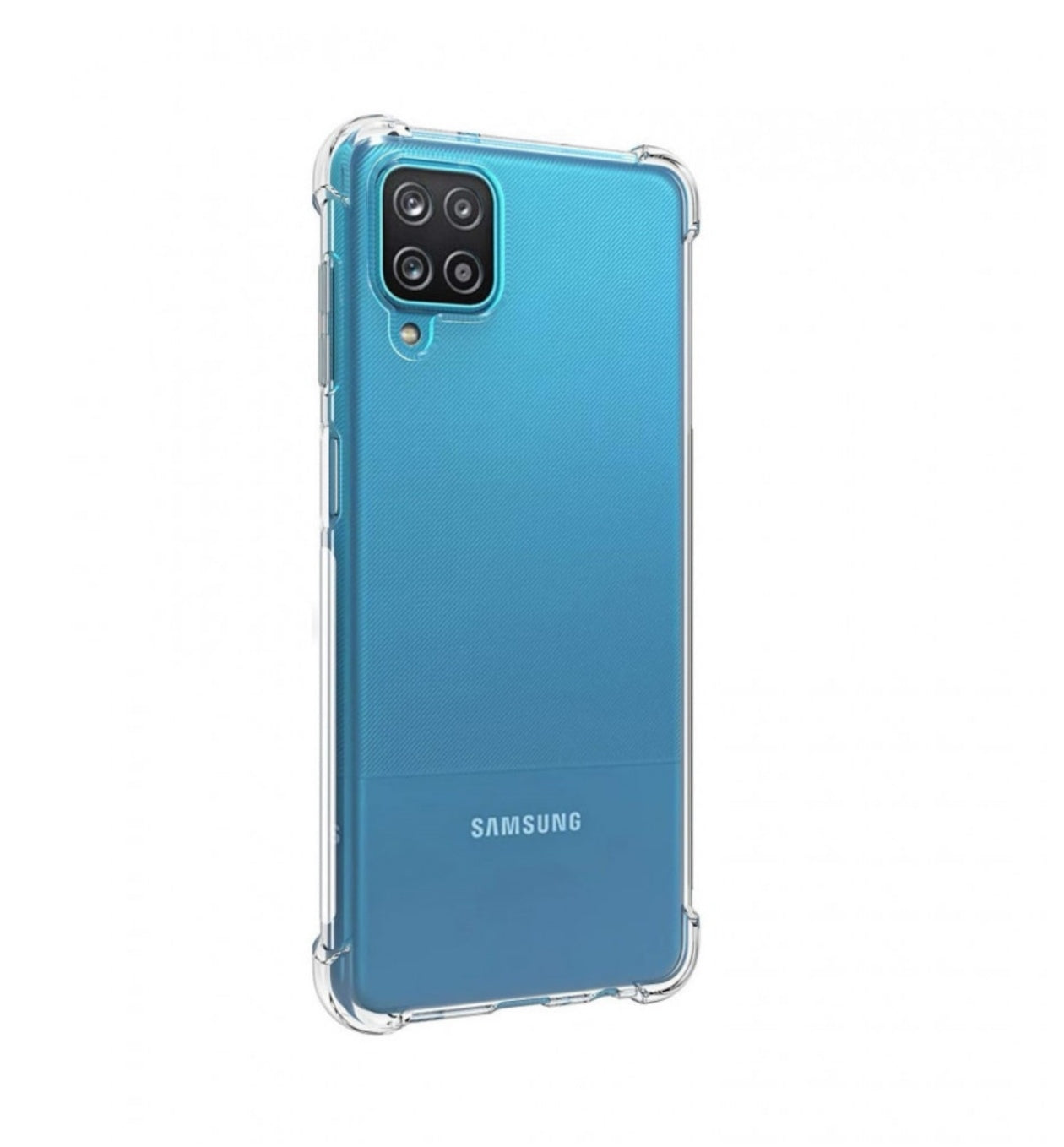 Husa Samsung Galaxy A12 ,Antisoc din Silicon Transparent