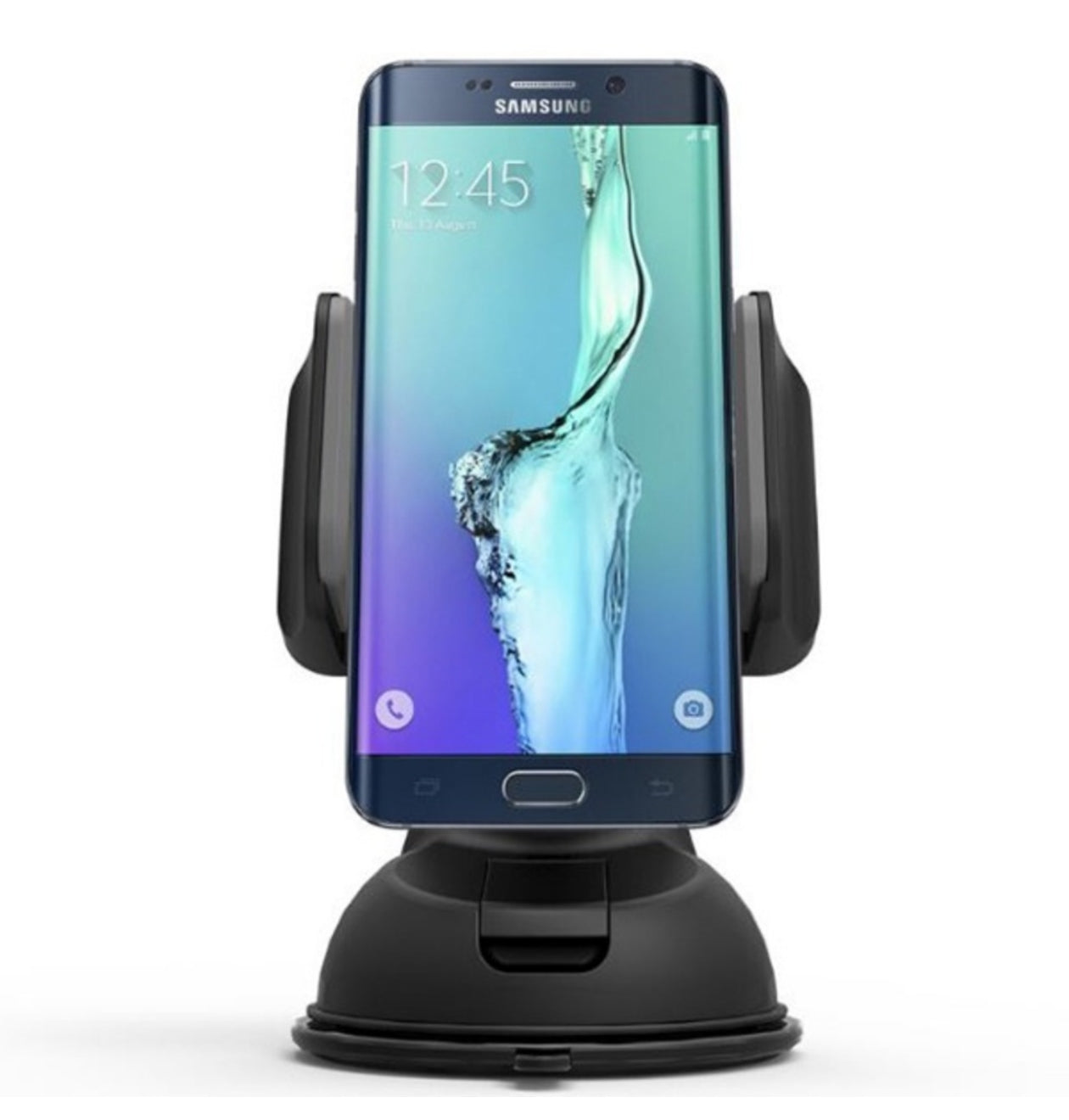 Suport cu Ventuza pentru Bord, iTrend HD355, Rotativ, Fixare cu cleme, Negru