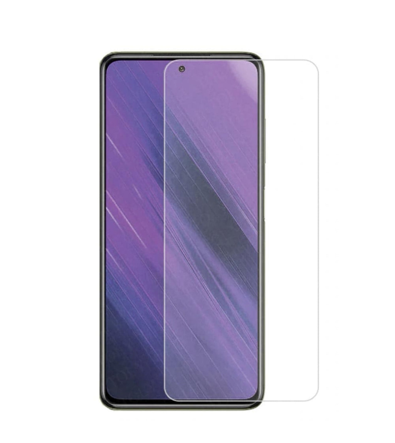 Folie de protecție din sticlă Samsung Galaxy A35. Fără marginile negre. Folia nu acopera tot ecranul