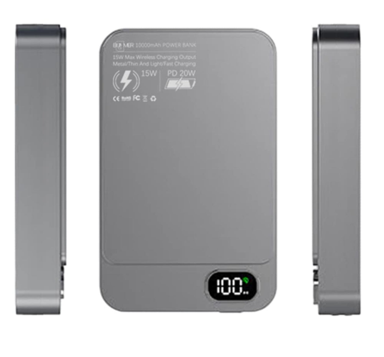 Baterie externa IT PB310, MagSafe portabila, 5000 mah, 1 x USB Type-C, Fast Charge 20W, Afisaj Digital, incarcare magnetica 15W, prin cablu type-C 20W