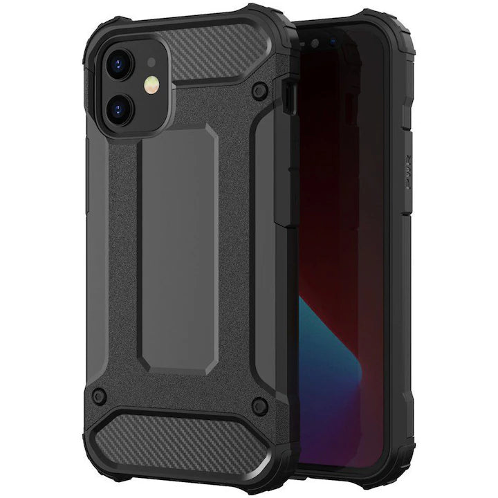 Husa Hybrid Antisoc , iPhone 12 ,Negru +alte culori