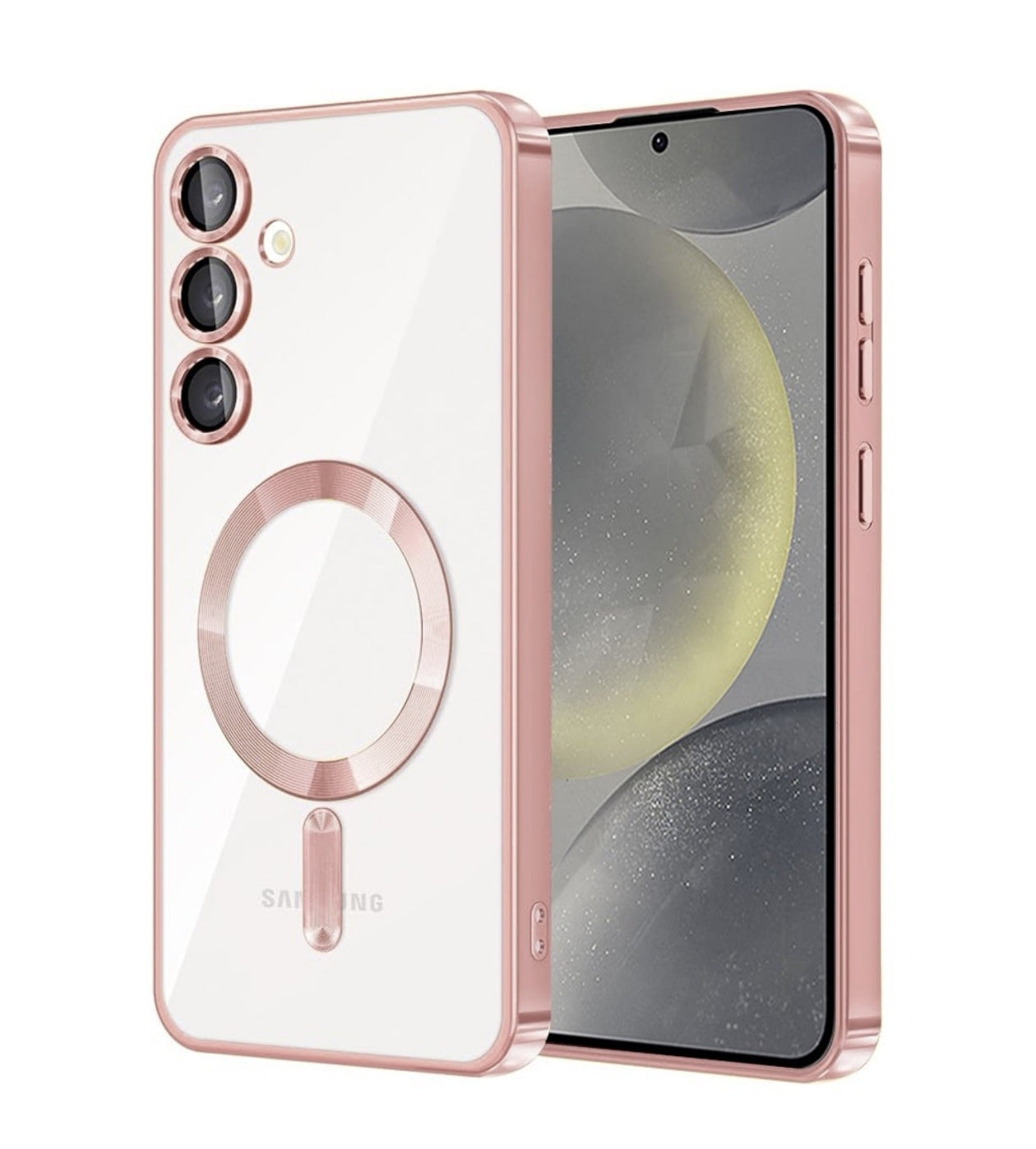 Husa Samsung Galaxy A56 ,MagSafe si protectie pentru lentile,Auriu +alte culori