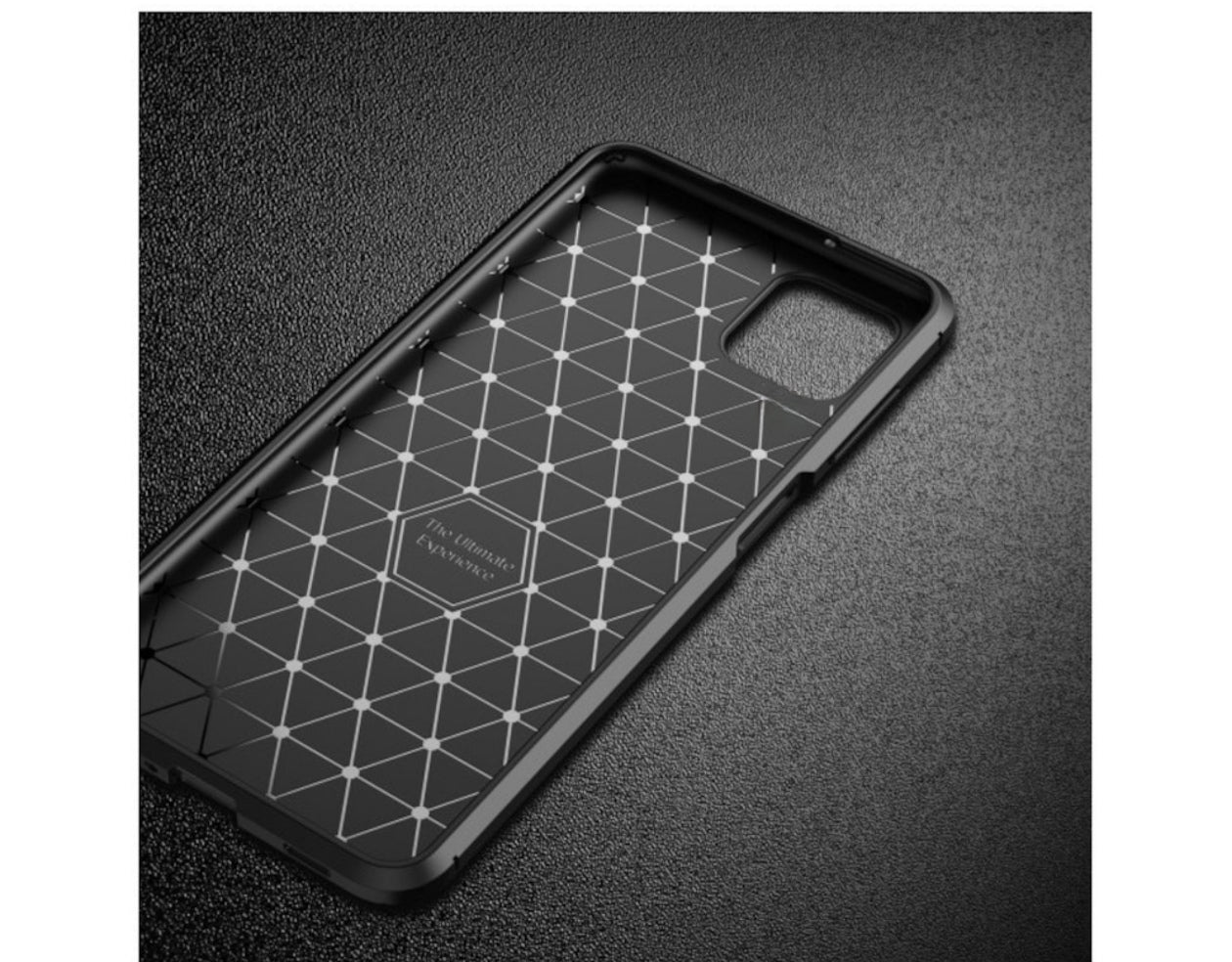 Husa Samsung Galaxy A22 5G , Silicon CarbonFiber ,Antisoc, negru