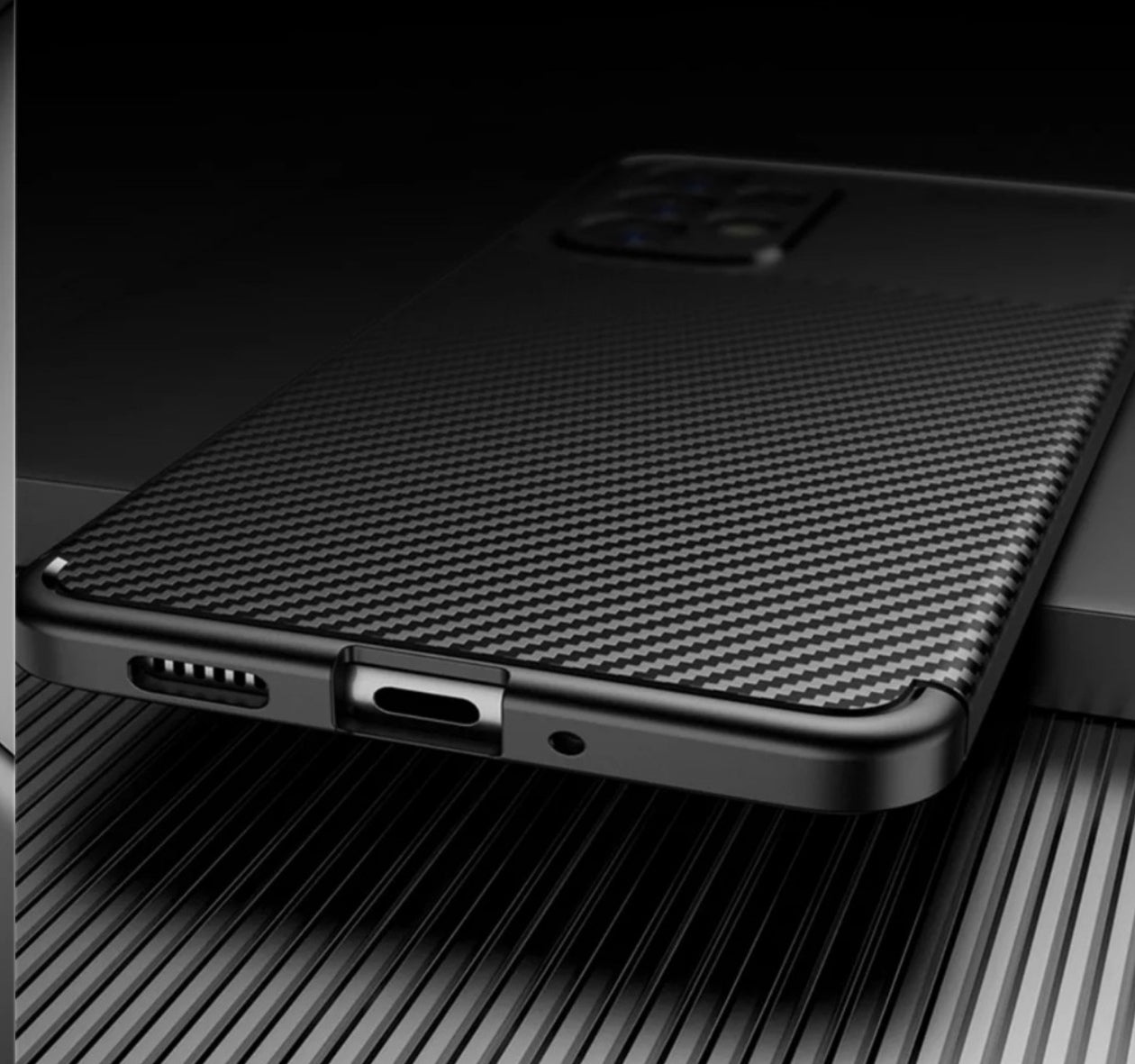 Husa Samsung Galaxy A23 ,antișoc AutoFocus model Carbon.