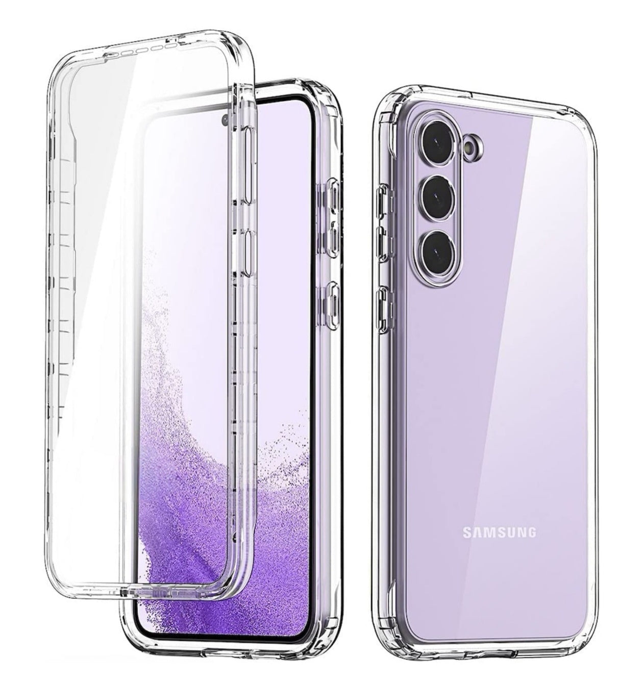 Husa 360 , Samsung Galaxy A23, Transparent fata+spate