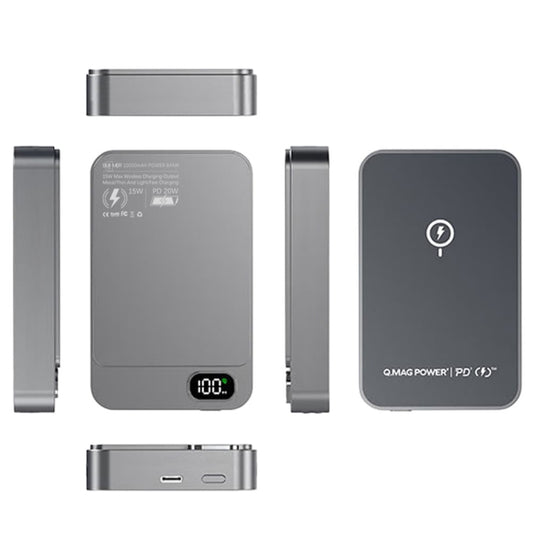 Baterie externa IT PB310, MagSafe portabila, 5000 mah, 1 x USB Type-C, Fast Charge 20W, Afisaj Digital, incarcare magnetica 15W, prin cablu type-C 20W