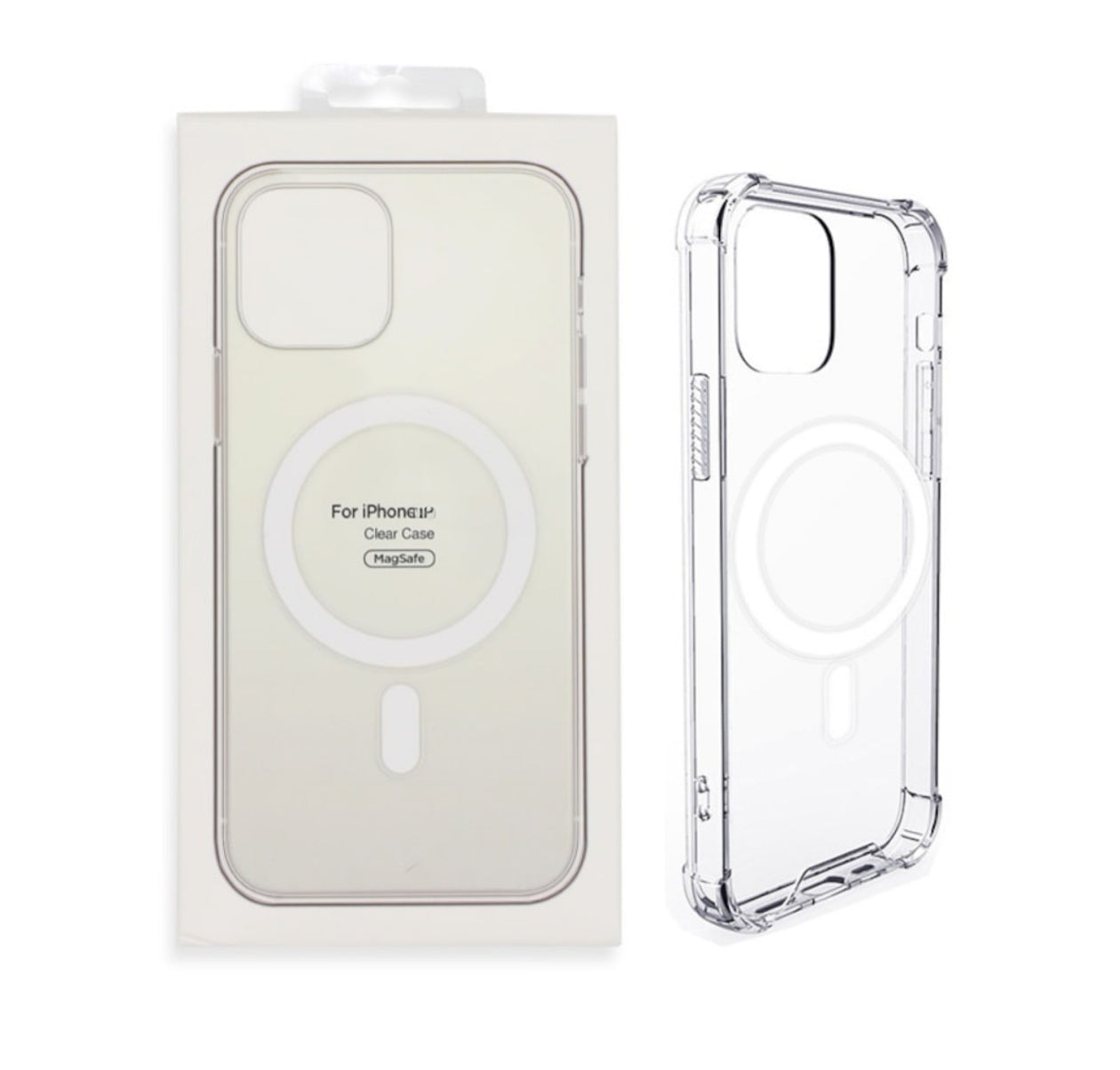 Husa protectie, MagSafe iPhone 11, Transparent