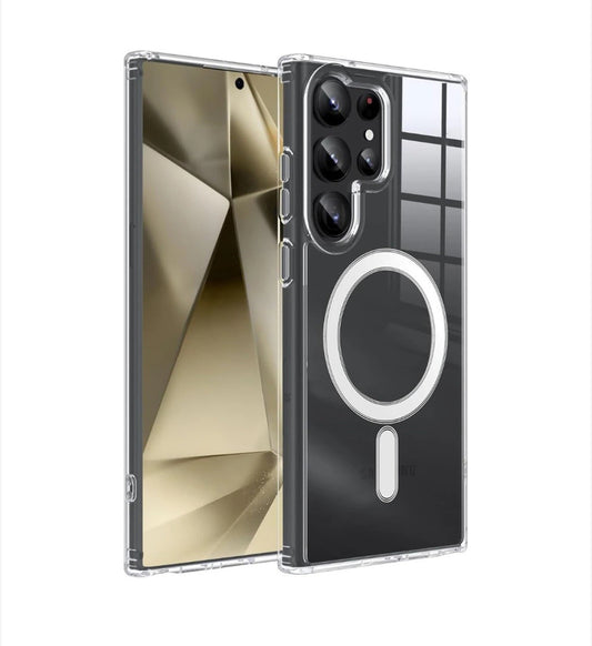 Husa protectie, MagSafe Samsung S25 Ultra, Transparent