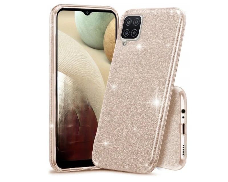 Husa Samsung Galaxy A12,silicon,cu sclipici Roz +alte culori