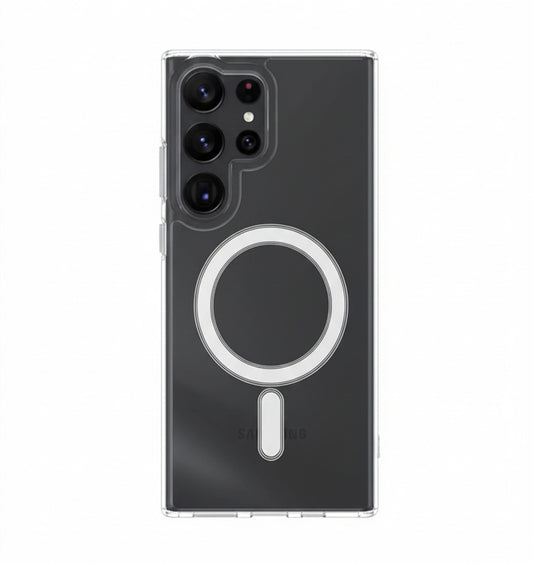 Husa protectie, MagSafe Samsung S25 Ultra, Transparent