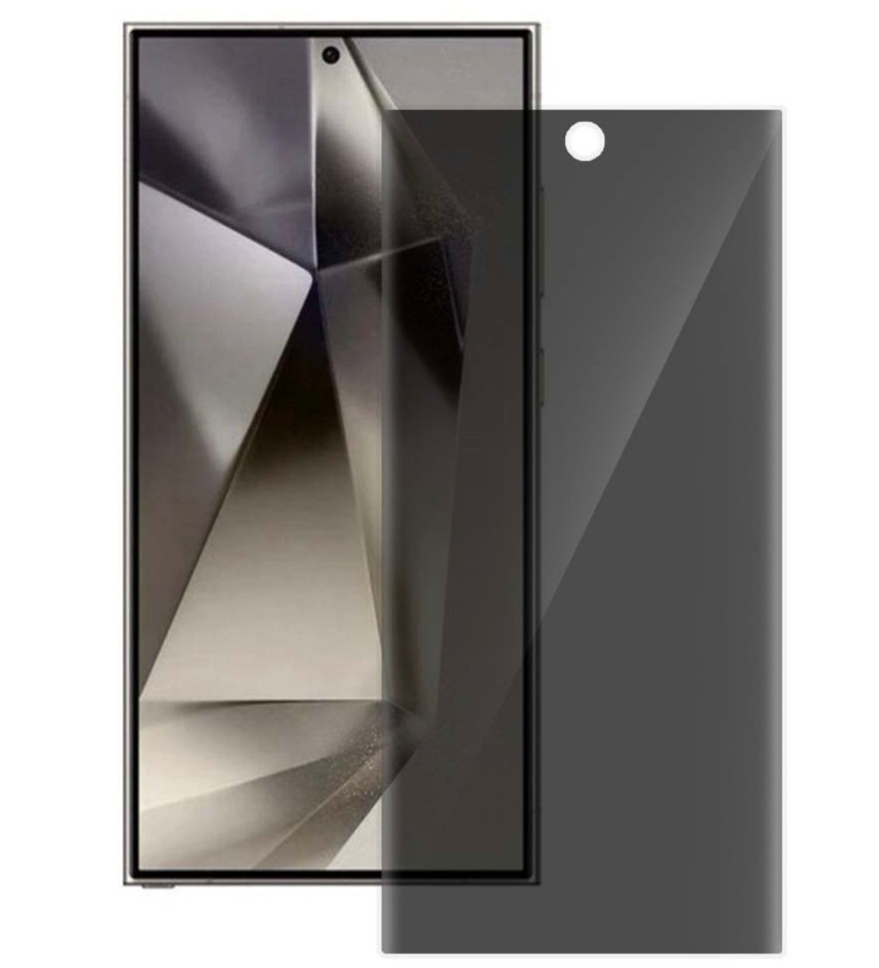 Folie de protectie din Silicon TPU, textură mată, Samsung Galaxy S25 Ultra, PRIVACY.