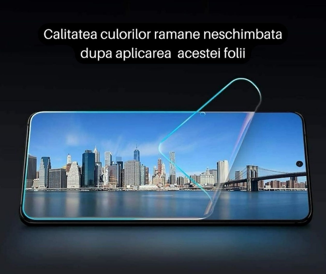 Folie de protectie din Silicon TPU, Samsung Galaxy S25 Ultra, transparentă.