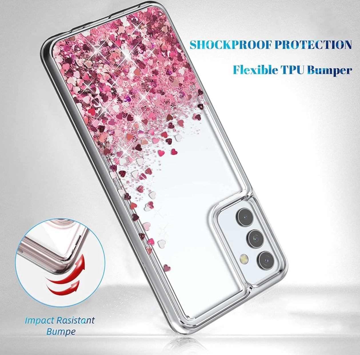 Husa Samsung Galaxy S20 Plus , cu Lichid si Sclipici,Roz