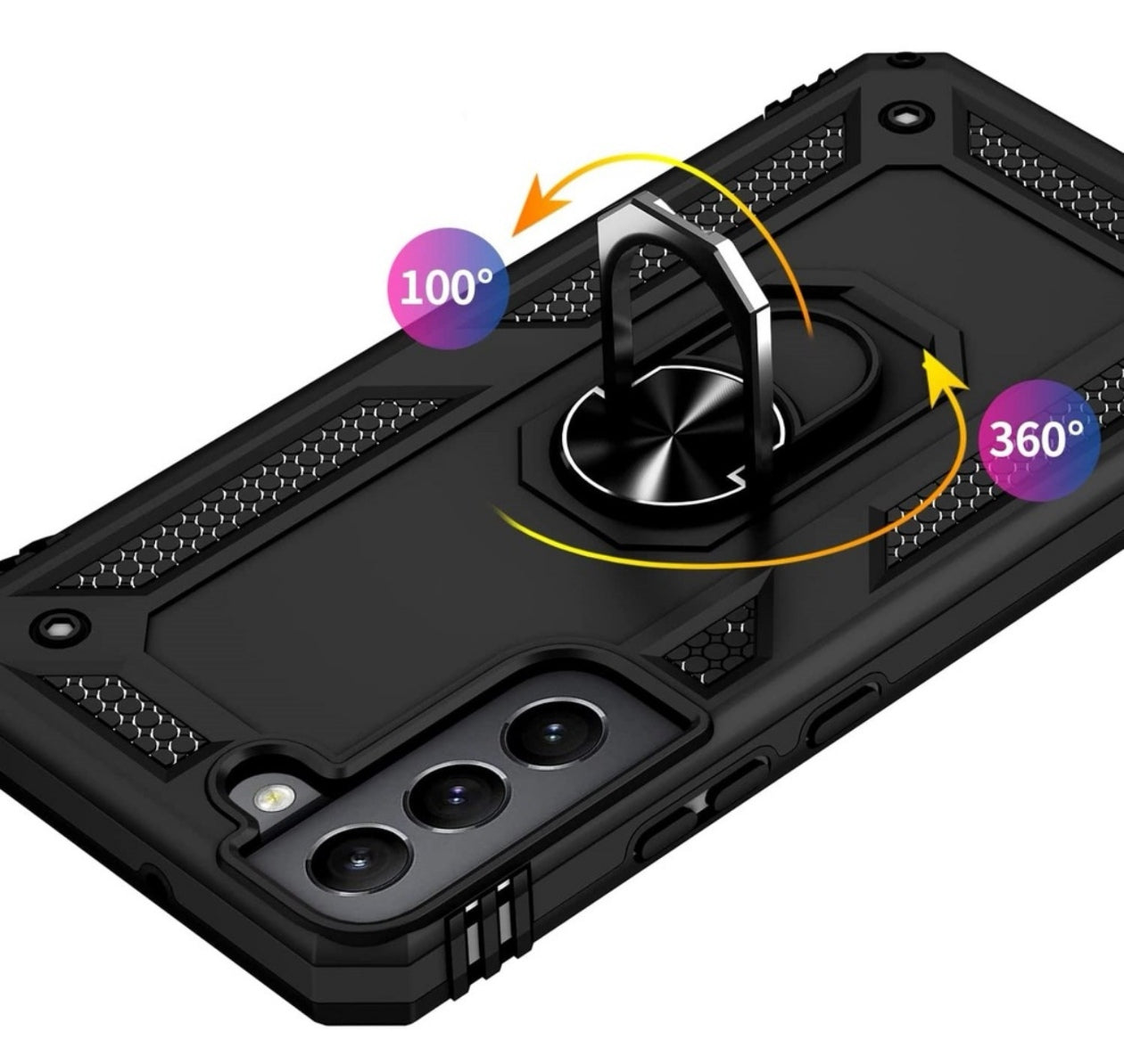 Husa Samsung Galaxy S25 , antisoc Hybrid cu inel