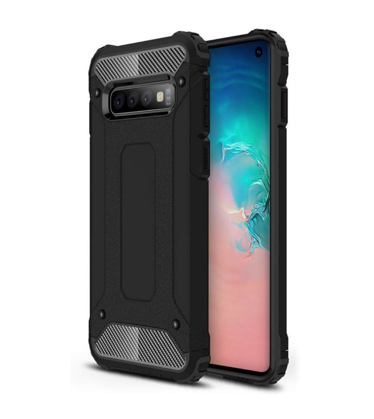 Husa Hybrid Antisoc , Samsung Galaxy S10 Plus ,Negru +alte culori