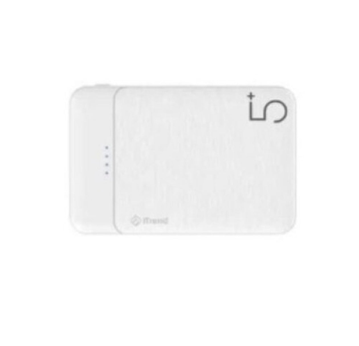 Baterie Externa Mini, iTrend PB305, Capacitate 5000 mAh, Incarcare Rapida, Alb