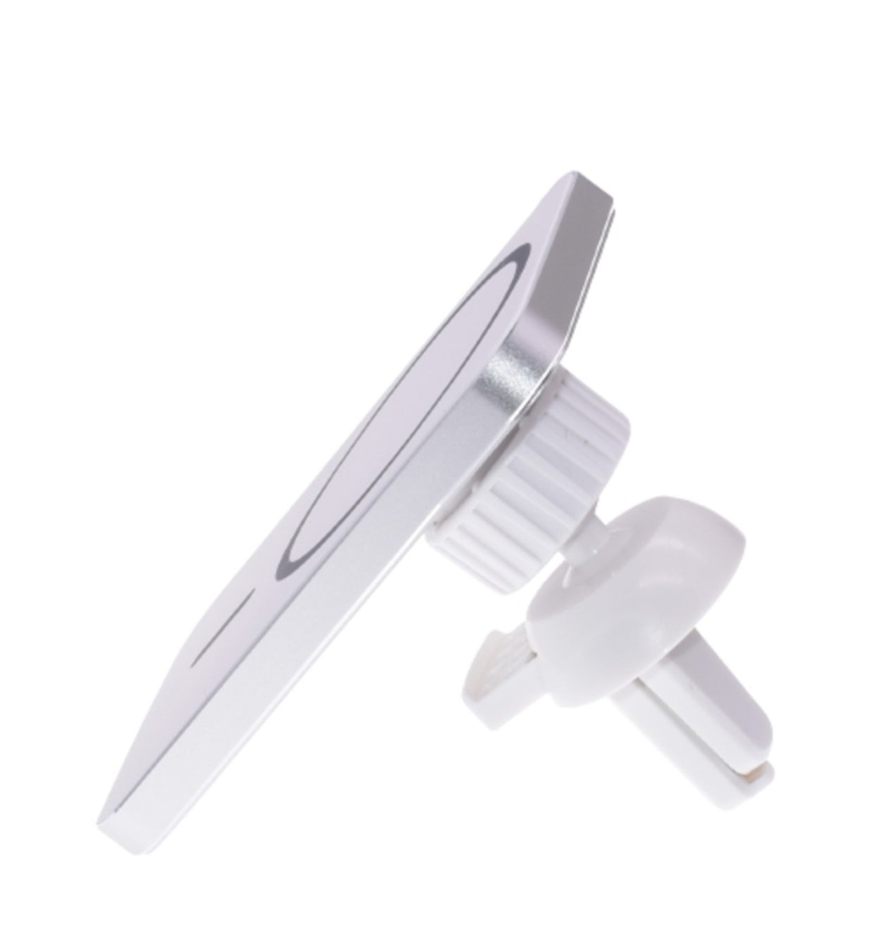 Suport auto cu incarcare wireless MagSafe 15W Qi Fast Charging, Alb