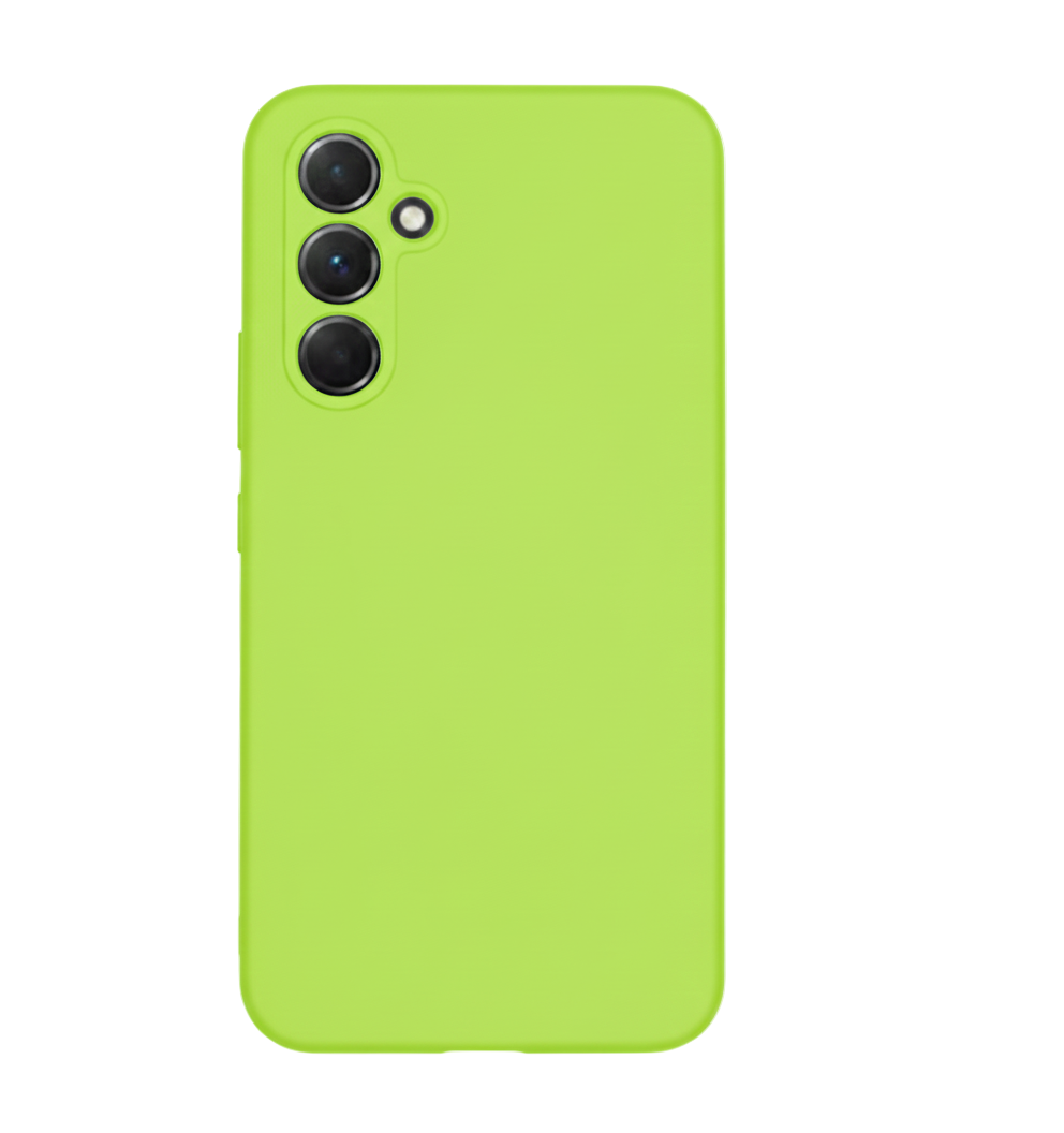 Husa Silicon Samsung Galaxy A55, Verde neon + diverse culori