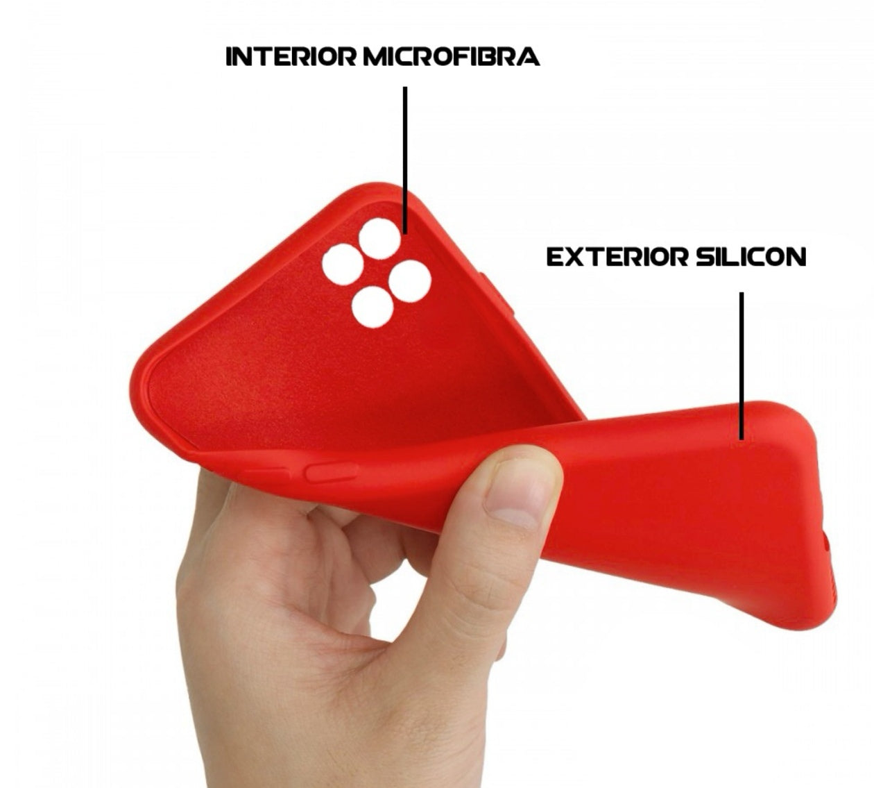 Husa Silicon Samsung Galaxy A22 5G , Roșu + diverse culori