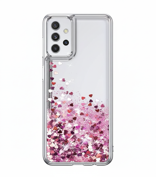 Husa Samsung Galaxy S20 Plus , cu Lichid si Sclipici,Roz