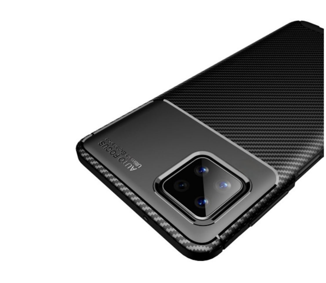 Husa Samsung Galaxy A22 5G , Silicon CarbonFiber ,Antisoc, negru