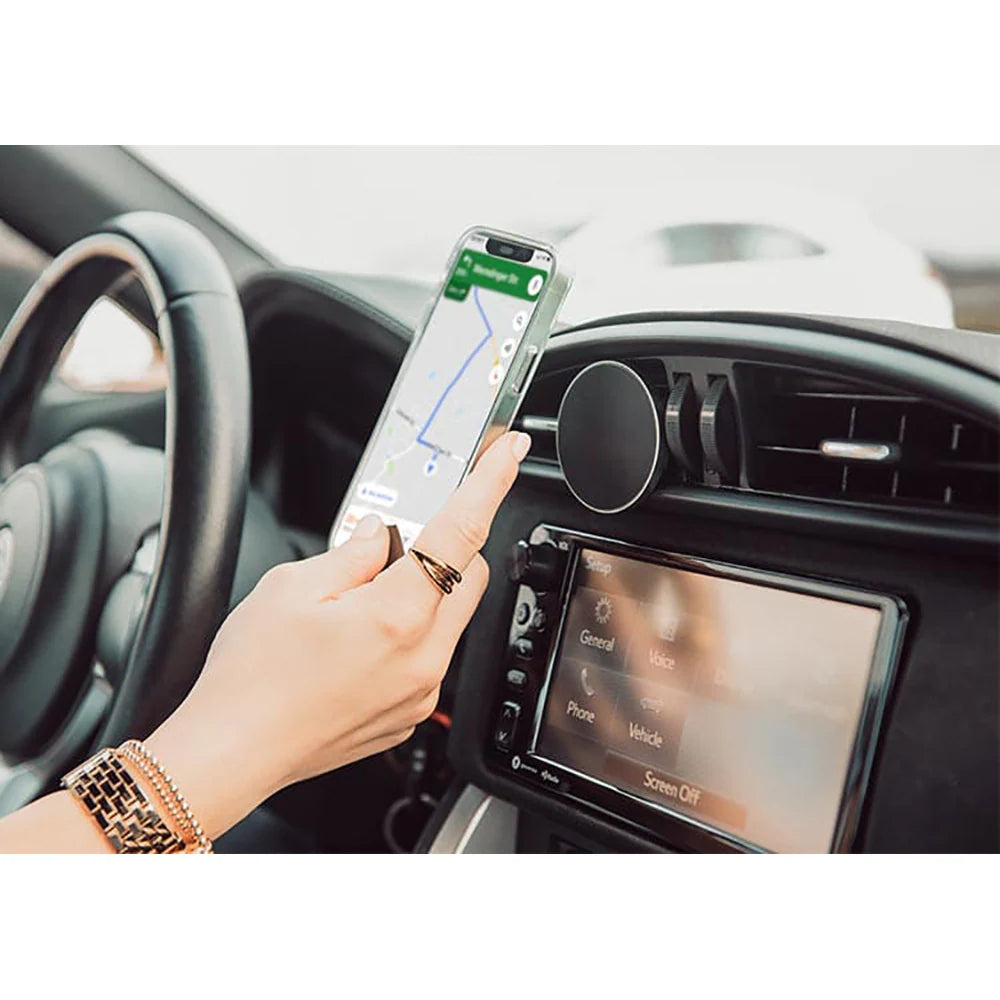 Suport Auto, universal, Magnetic pentru Ventilație, negru,