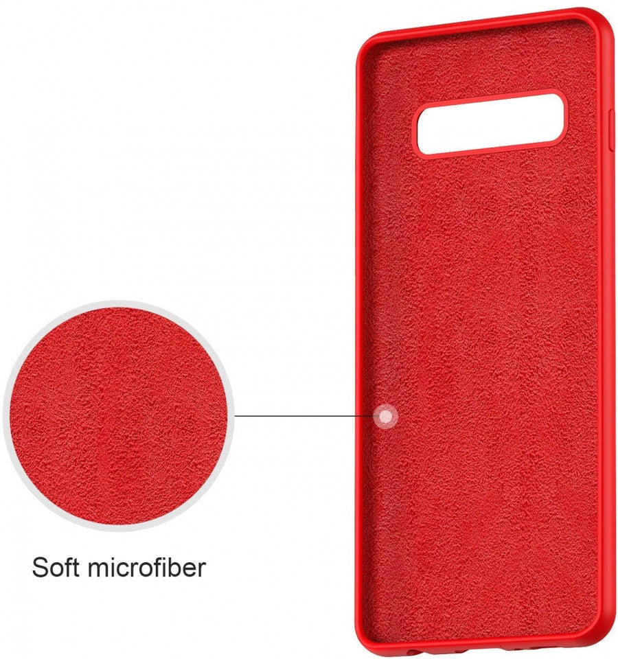 Husa Silicon Samsung Galaxy S10  , Roșu + diverse culori