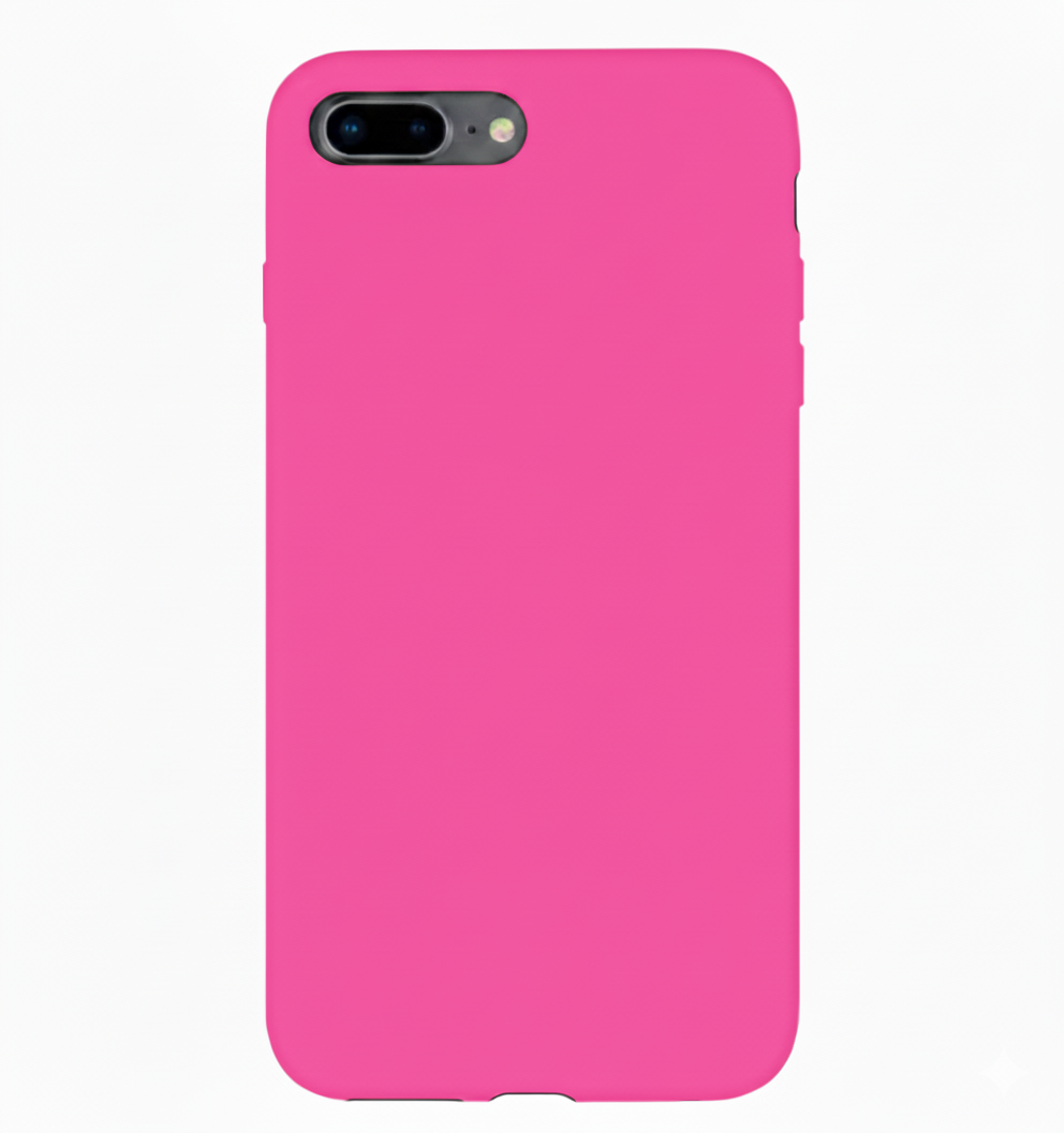 Husa Silicon iPhone 7+/8+ , Roșu + diverse culori