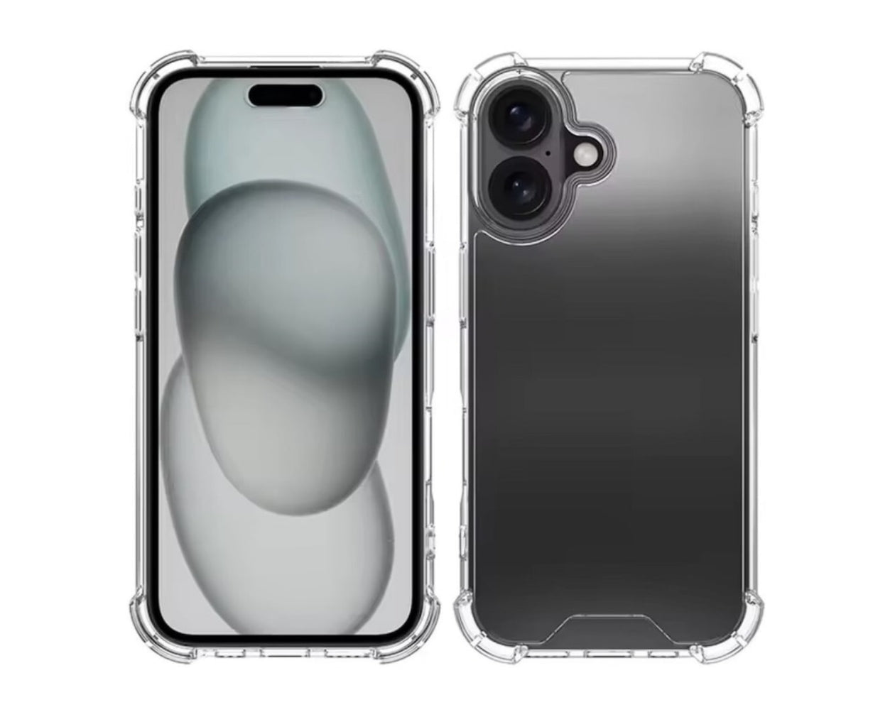 Husa iPhone 16 Plus ,Antisoc din Silicon Transparent