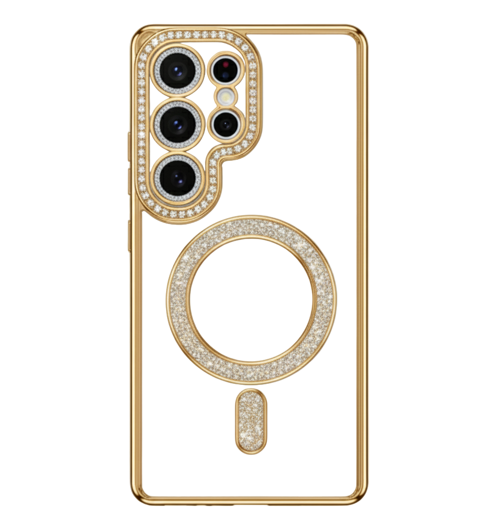 Husa Samsung Galaxy S24 Ultra ,MagSafe,Sclipici,strasuri si Pietre,Albastru +alte culori