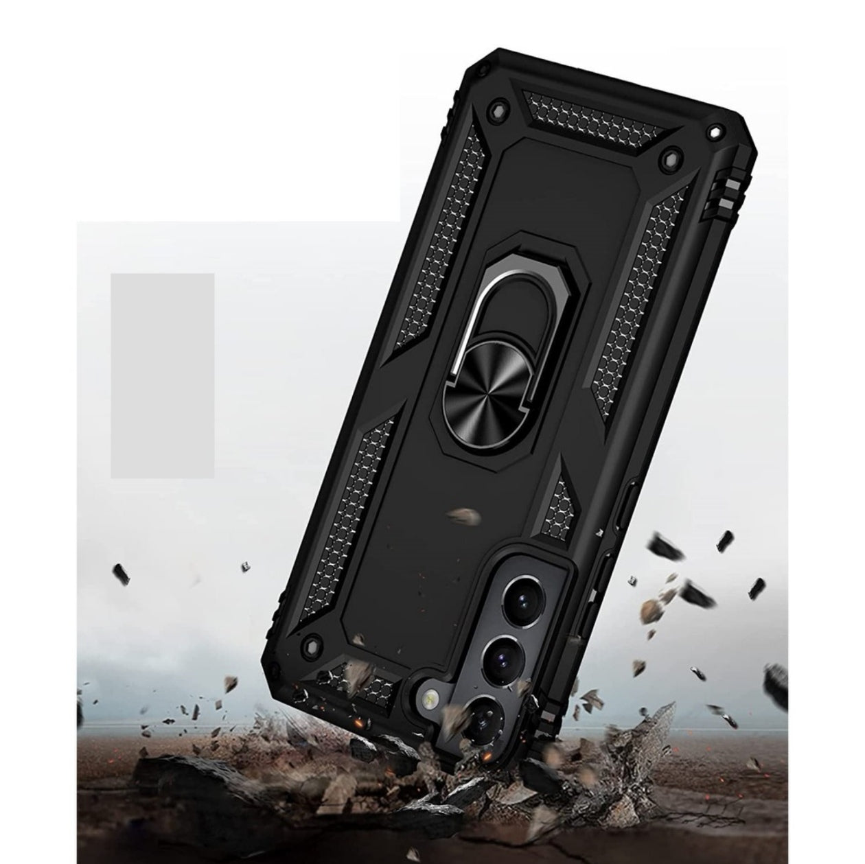 Husa Samsung Galaxy S25 , antisoc Hybrid cu inel