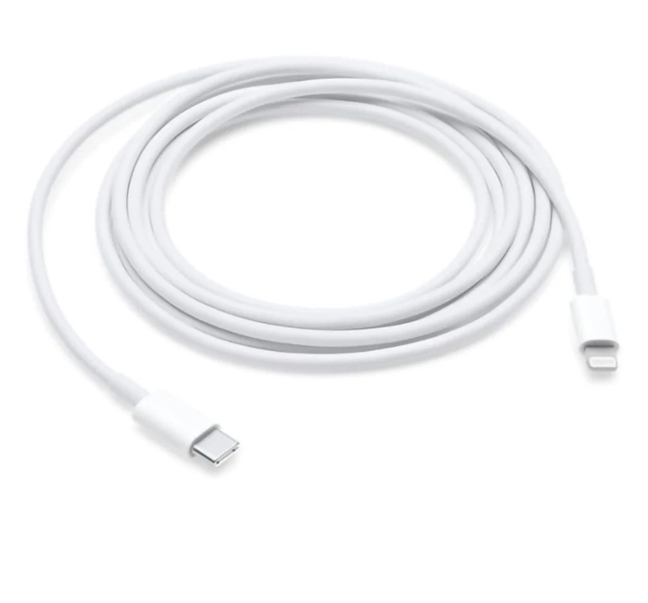 Cablu date iPhone, iTrend , USB-C - Lightning, 1m, alb