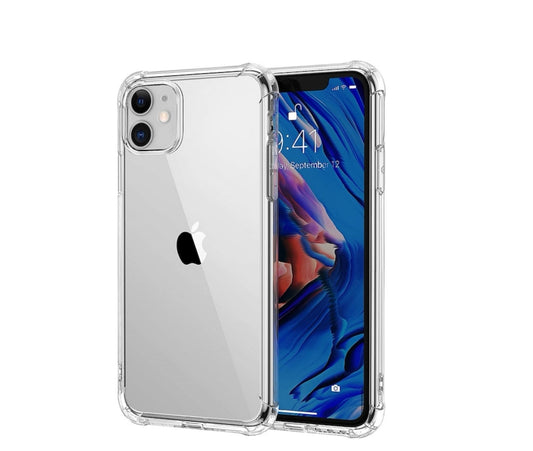 Husa iPhone 12,Antisoc din Silicon Transparent