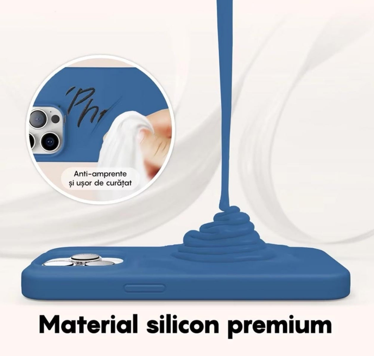 Husa Silicon Samsung Galaxy A55, Verde neon + diverse culori