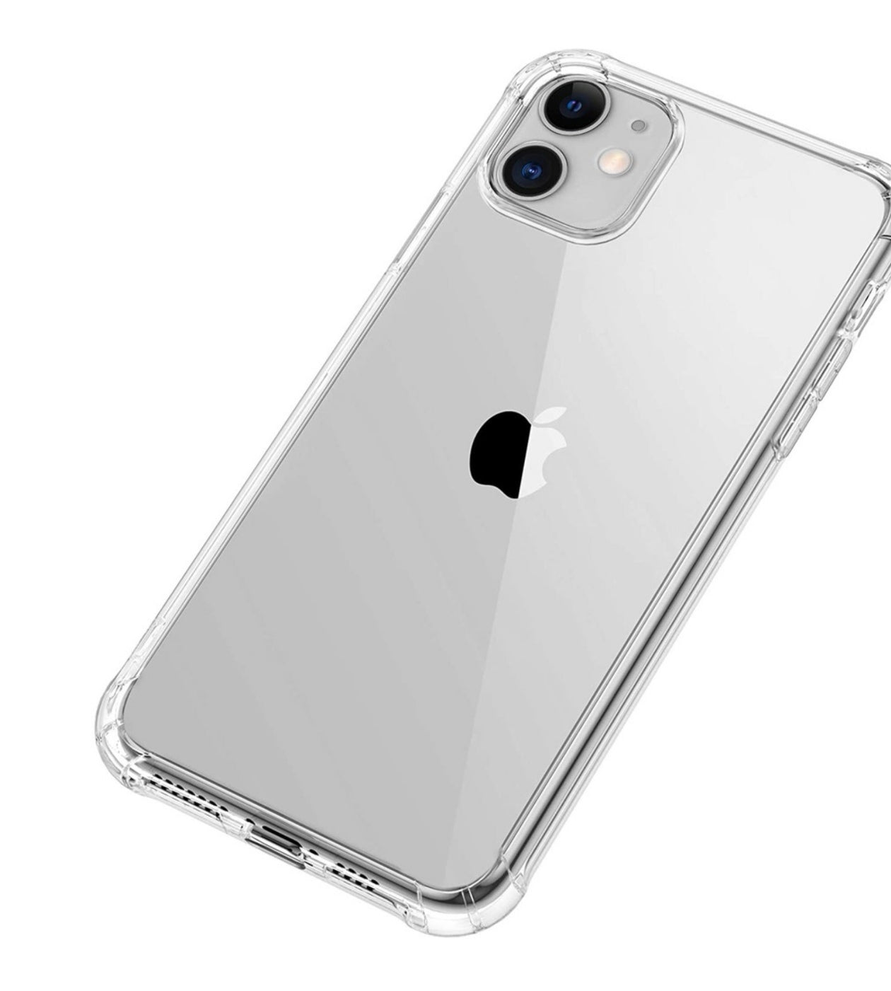 Husa iPhone 12,Antisoc din Silicon Transparent