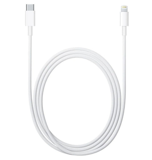 Cablu date iPhone, iTrend , USB-C - Lightning, 1m, alb