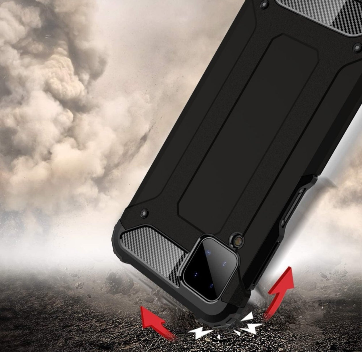 Husa Hybrid Antisoc ,Samsung Galaxy A12 ,Negru +alte culori