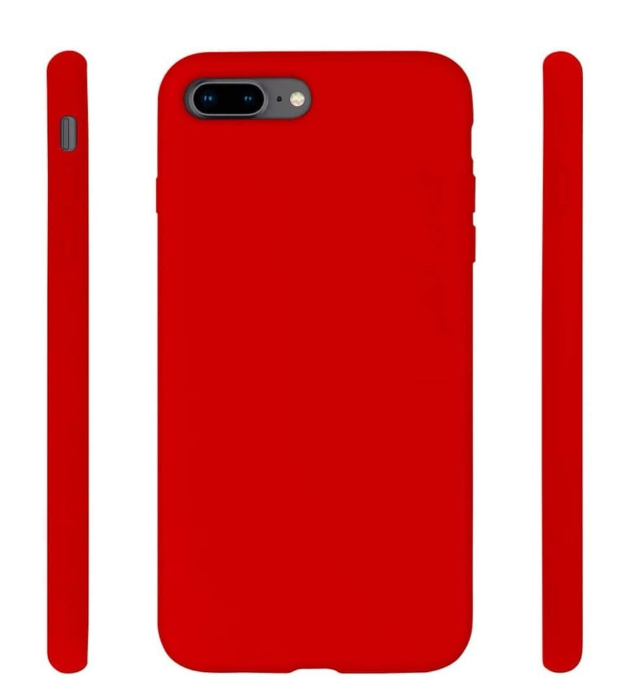 Husa Silicon iPhone 7+/8+ , Roșu + diverse culori