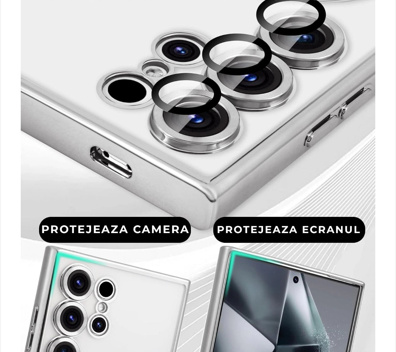 Husa Samsung Galaxy S25 Ultra ,MagSafe si protectie pentru lentile,Albastru +alte culori
